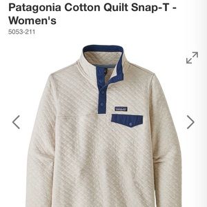 Patagonia Cotton Quilt Snap-T Pullover Teal (XS)